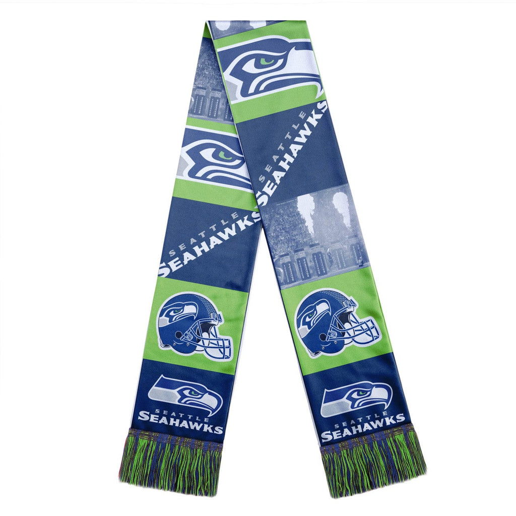 Scarf Printed Bar Style Seattle Seahawks Scarf Printed Bar Design 191418847285