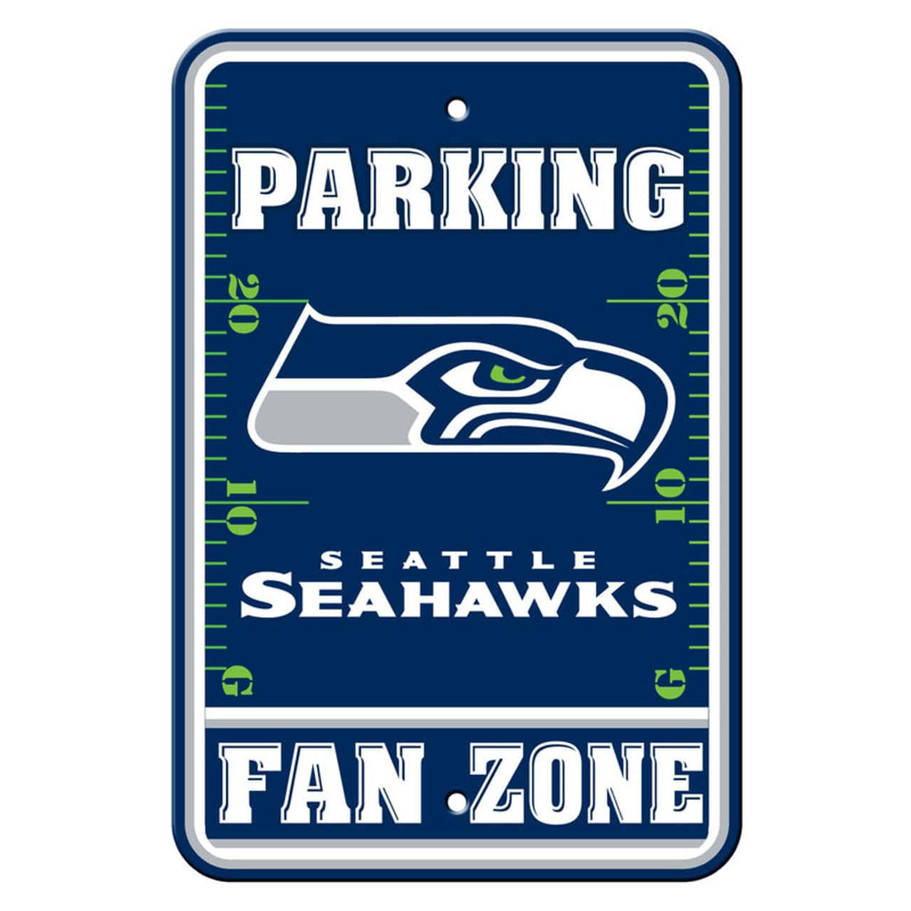 Seattle Seahawks Seattle Seahawks Sign 12x18 Plastic Fan Zone Parking Style CO 023245922142