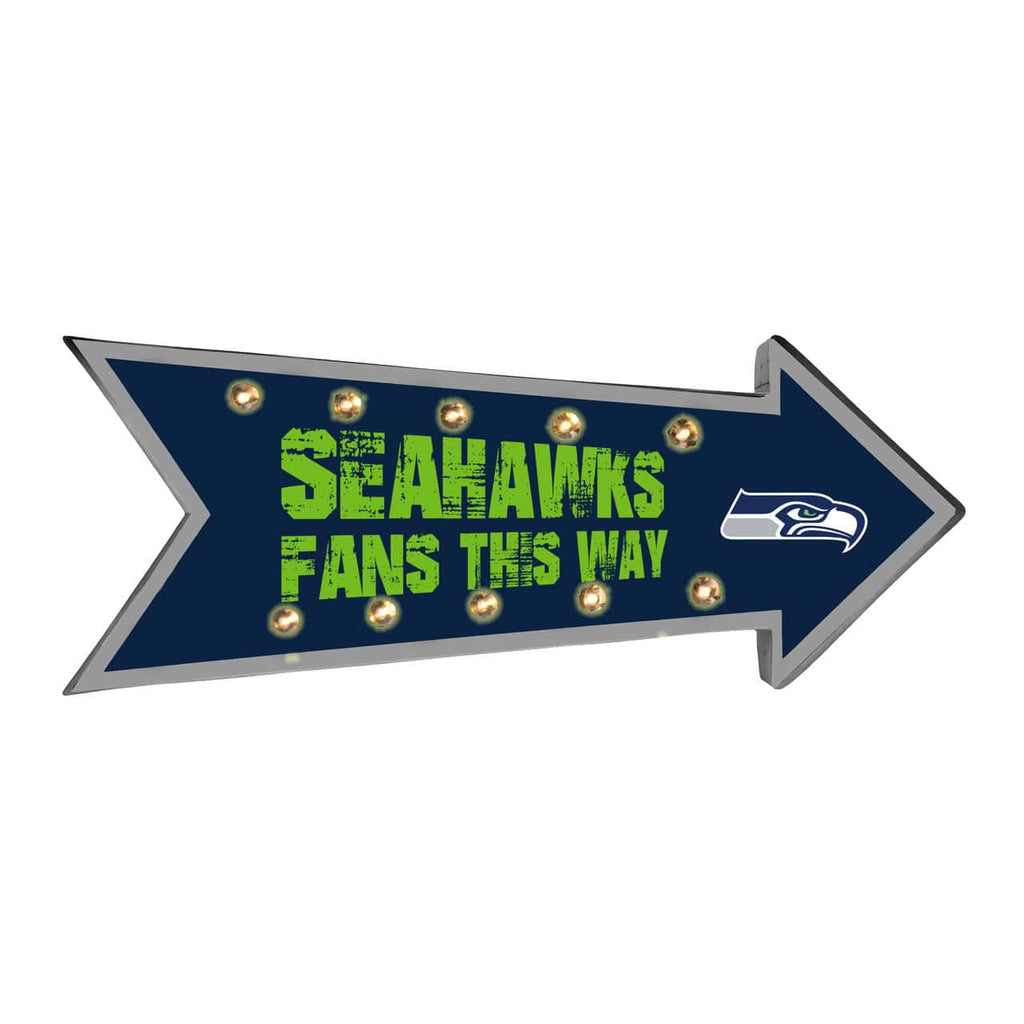 Sign Running Light Marquee Seattle Seahawks Sign Running Light Marquee 192797843189