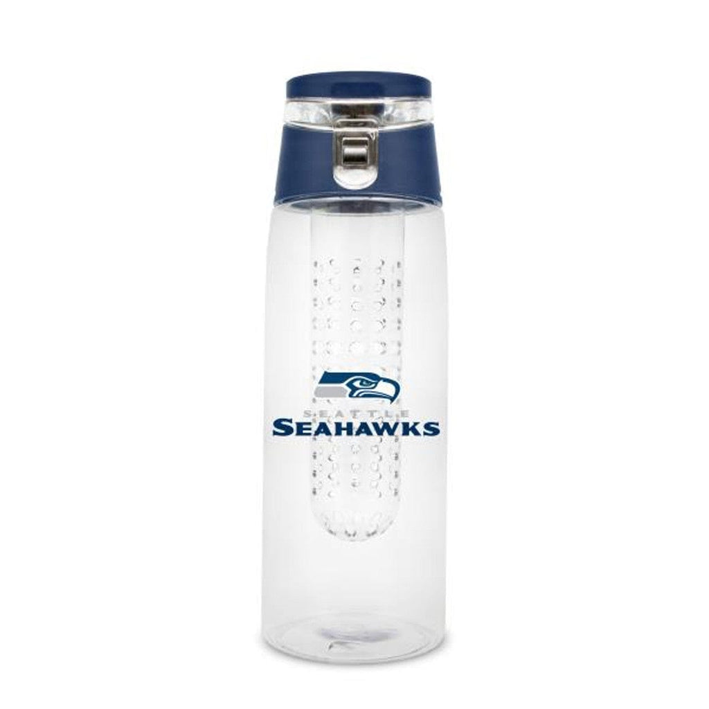 Drink Bottle Infuser 20 Seattle Seahawks Sport Bottle 24oz Plastic Infuser Style 094131102986
