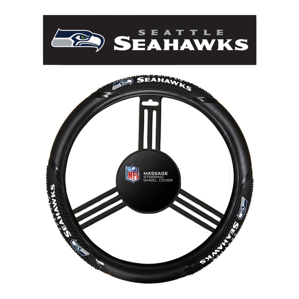 Seattle Seahawks Seattle Seahawks Steering Wheel Cover Massage Grip Style CO 023245996146