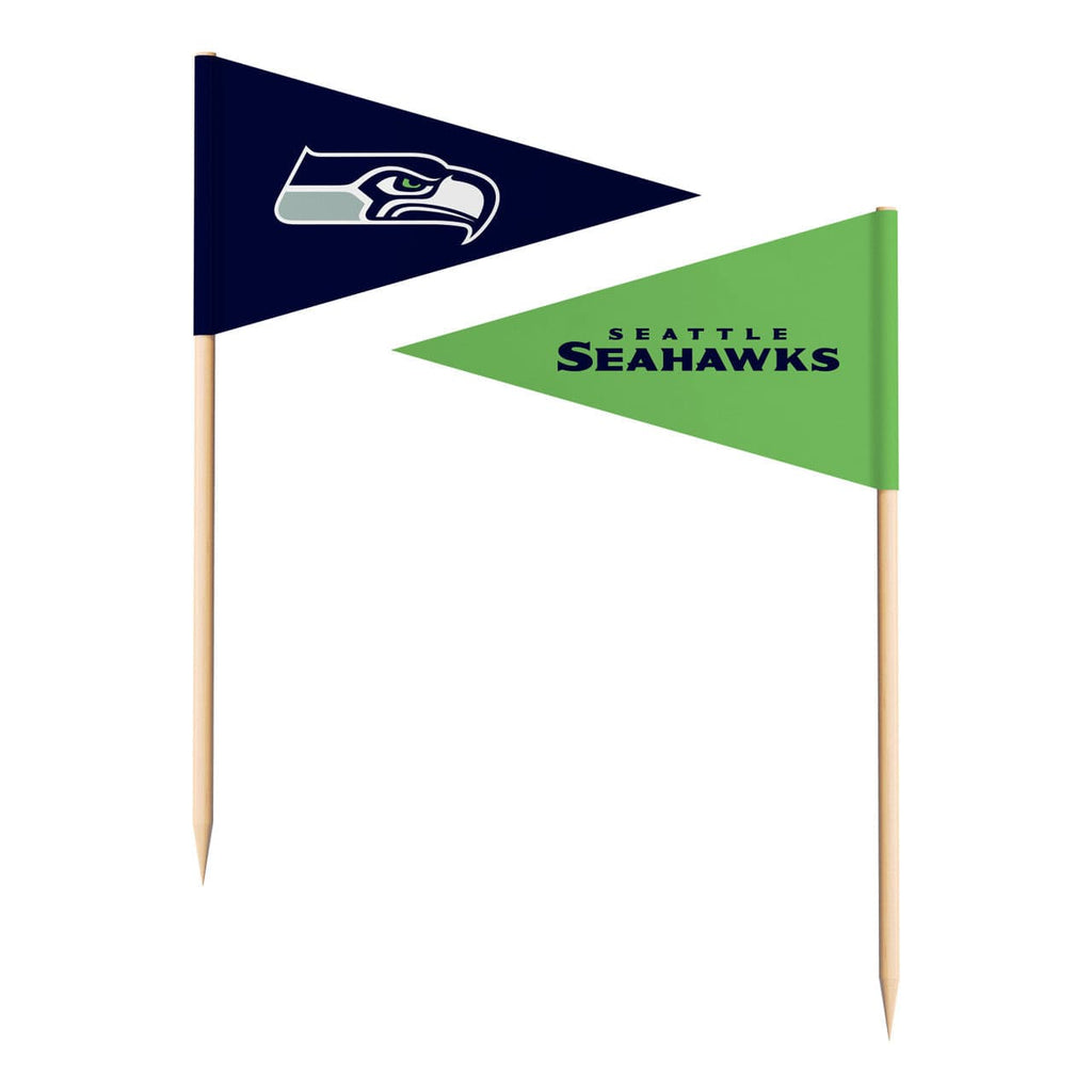 Toothpicks 36 Piece Seattle Seahawks Toothpick Flags 771831382299
