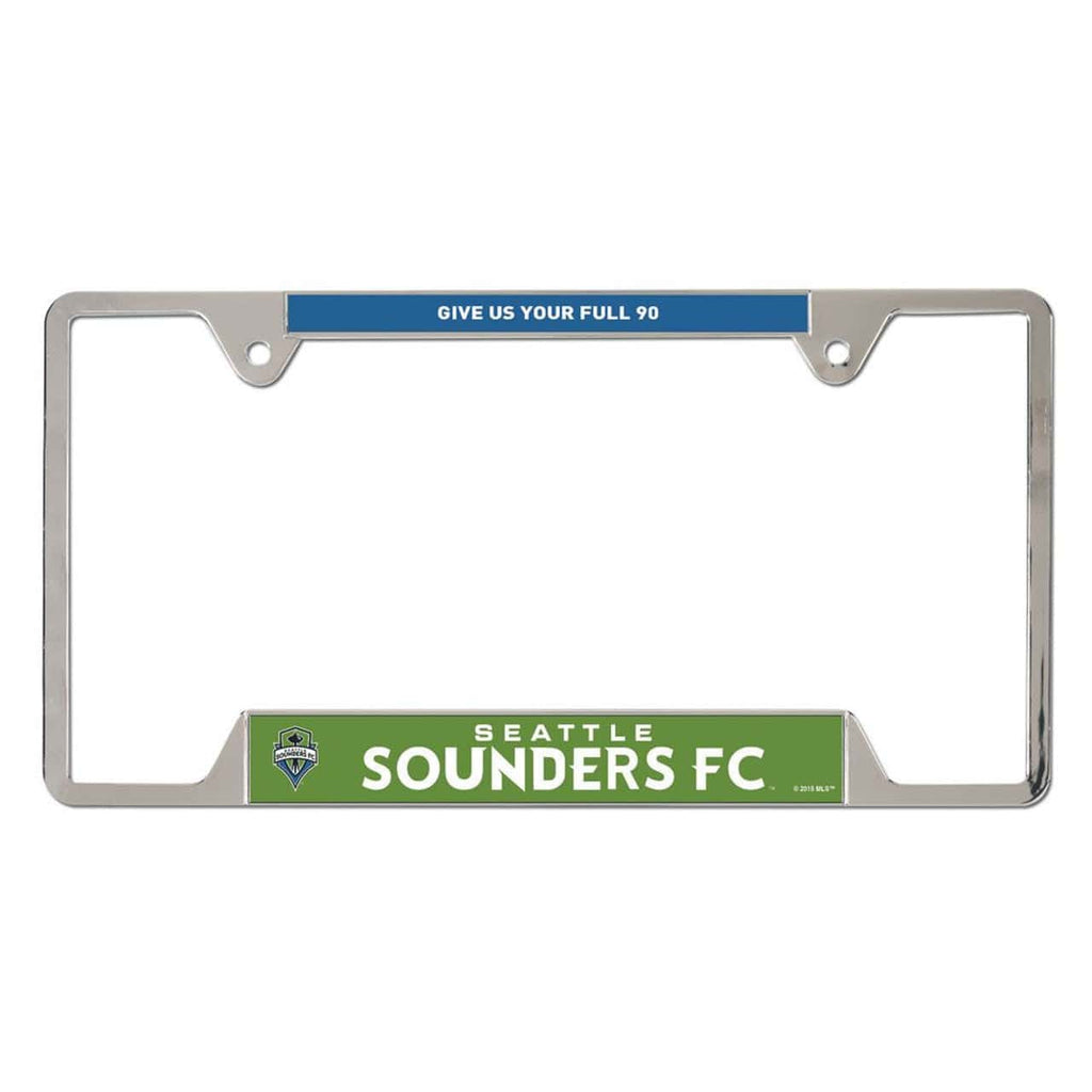 Seattle Sounders Seattle Sounders License Plate Frame Metal Special Order 032085678379