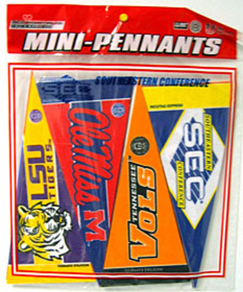 Pennant Mini League Set SEC Pennant Set Mini 094746328894