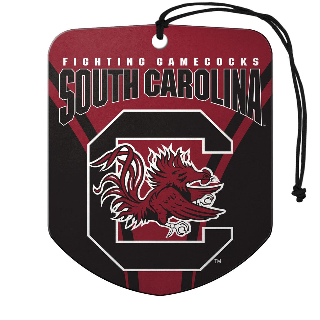 Air Fresheners South Carolina Gamecocks Air Freshener Shield Design 2 Pack 681620556582