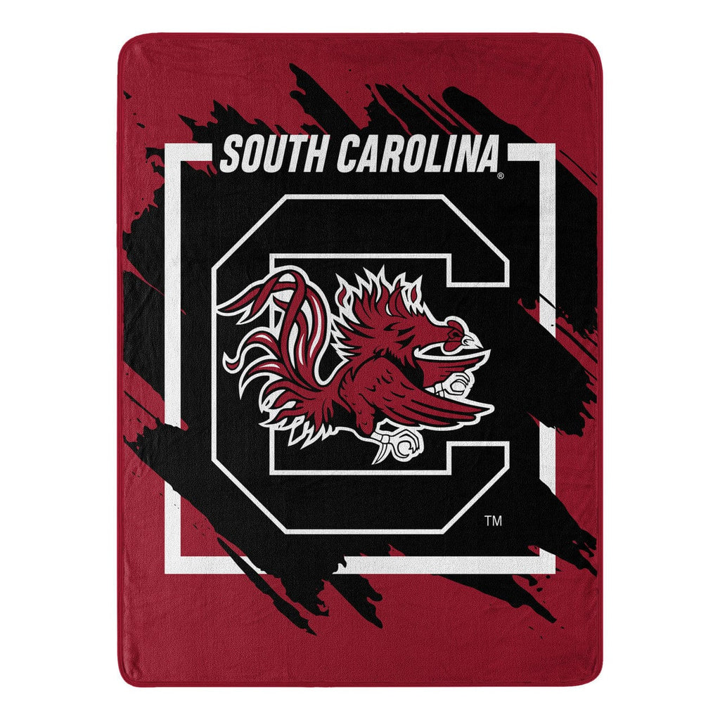 Blankets South Carolina Gamecocks Blanket 46x60 Micro Raschel Dimensional Design Rolled 190604330464