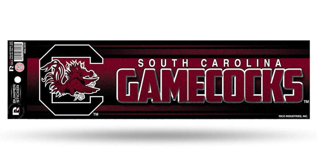 Decal Bumper Sticker Glitter South Carolina Gamecocks Decal Bumper Sticker Glitter 094746826420