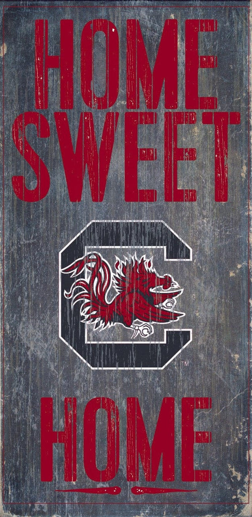 Sign 6x12 Home Sweet Home South Carolina Gamecocks Wood Sign - Home Sweet Home 6"x12" 878460048210