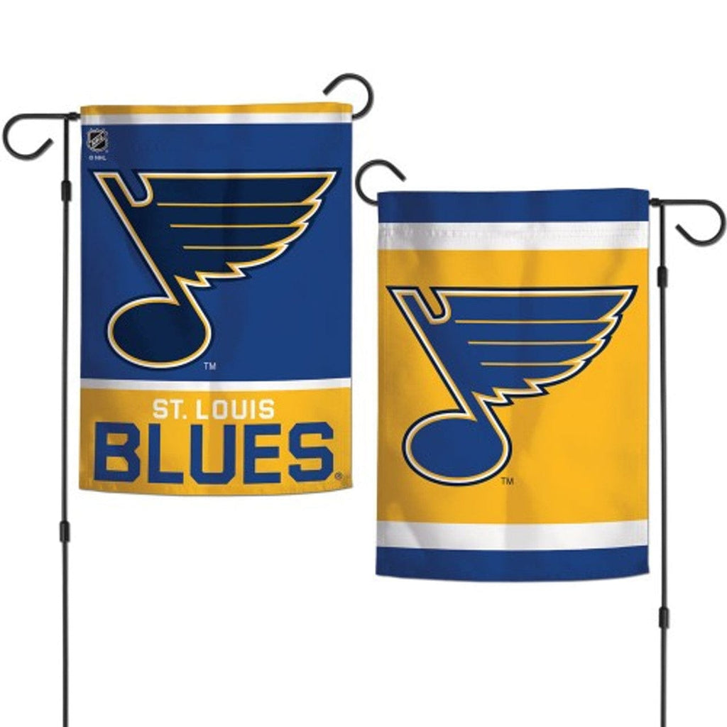 Flags 12x18 St. Louis Blues Flag 12x18 Garden Style 2 Sided 032085657022