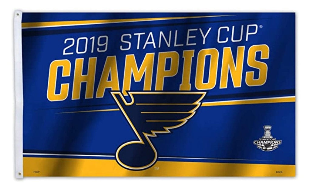 St. Louis Blues St. Louis Blues Flag 3x5 Banner 2019 Stanley Cup Champs CO 023245879675