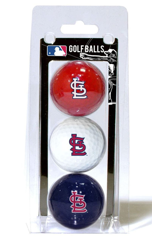 Golf Balls 3 Pack St. Louis Cardinals 3 Pack of Golf Balls 637556975058