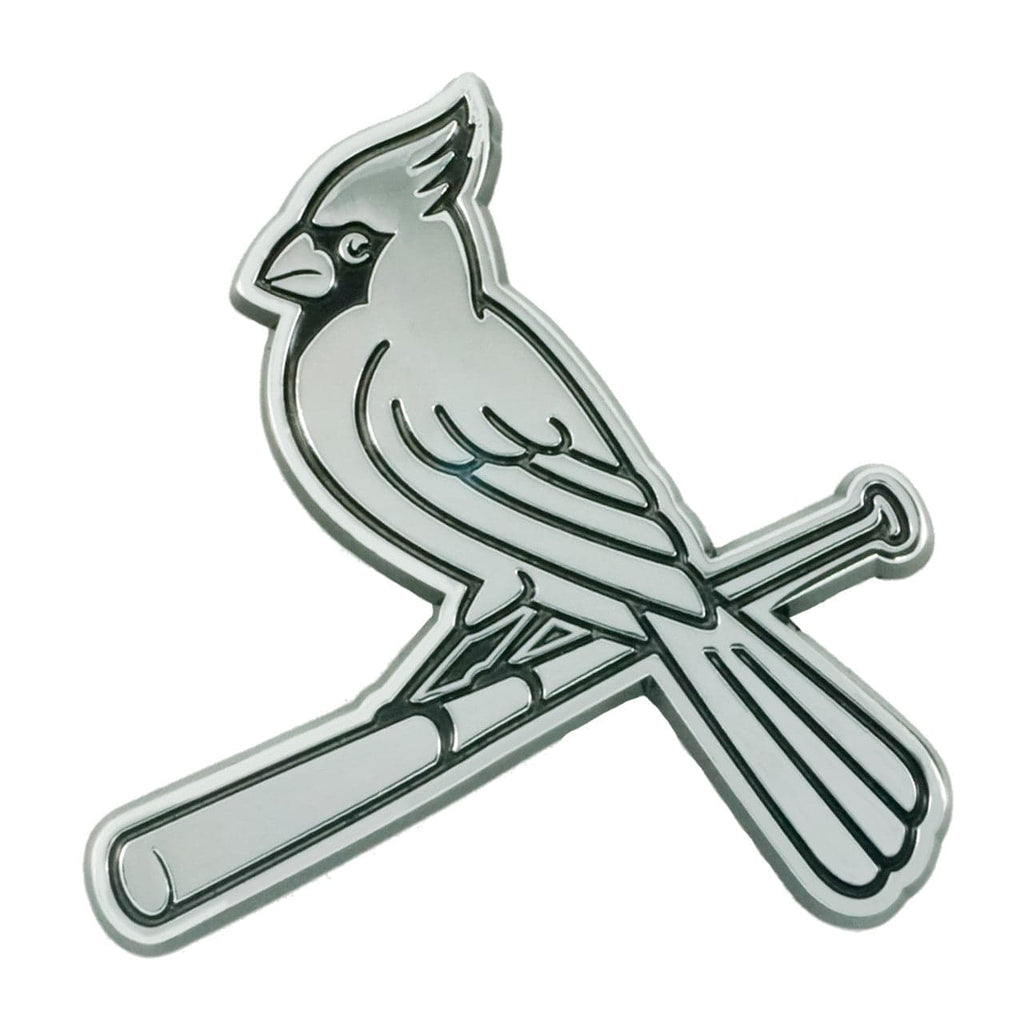St. Louis Cardinals St. Louis Cardinals Auto Emblem Premium Metal Chrome 842281170498