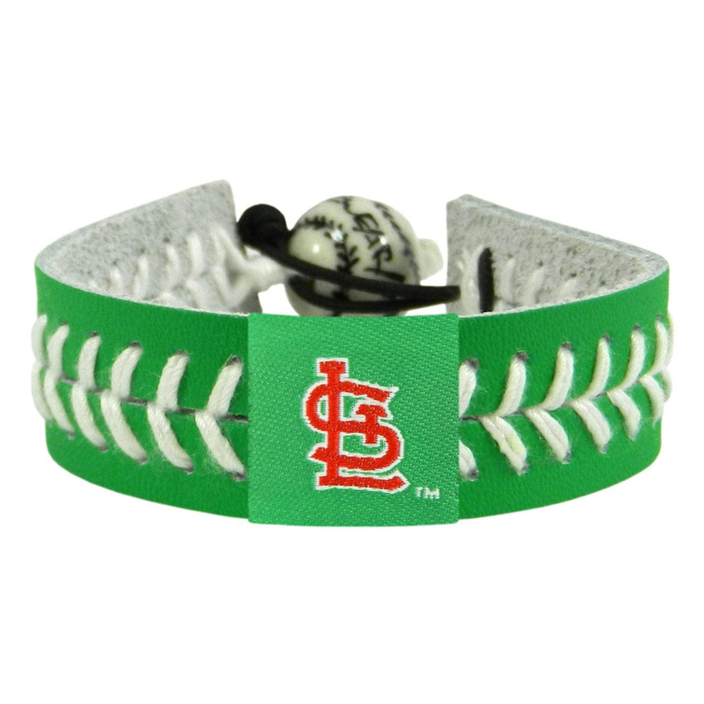 St. Louis Cardinals St. Louis Cardinals Bracelet Baseball St. Patrick's Day CO 844214004931