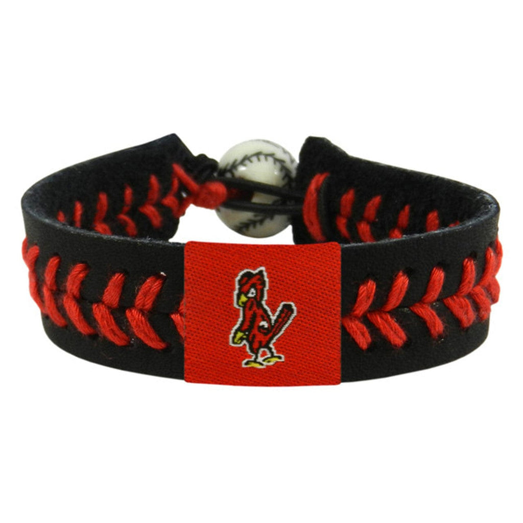St. Louis Cardinals St. Louis Cardinals Bracelet Team Color Baseball Angry Bird Black CO 844214007314