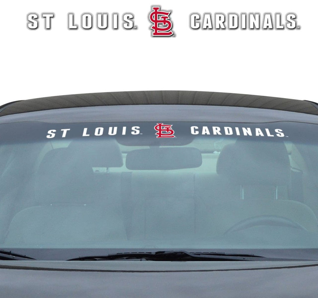 Decal 35x4 Windshield Style St. Louis Cardinals Decal 35x4 Windshield 681620808278