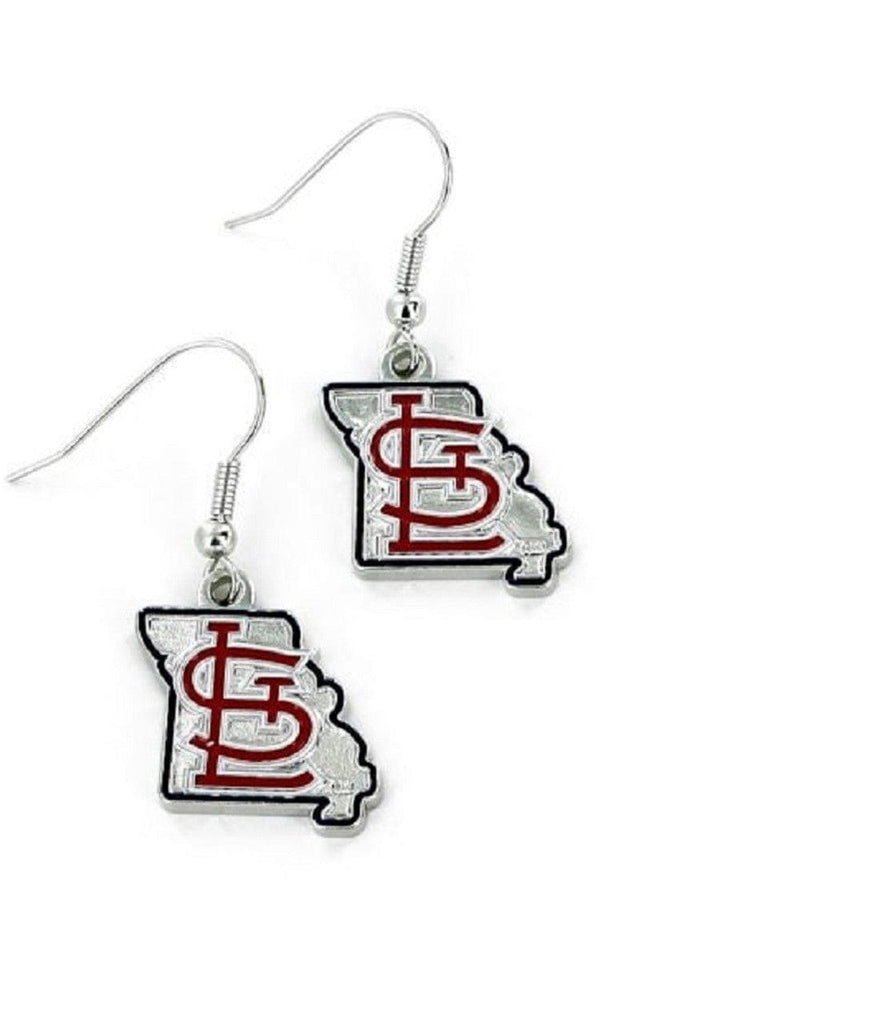 Jewelry Earrings State St. Louis Cardinals Earrings State Design - Special Order 763264746489