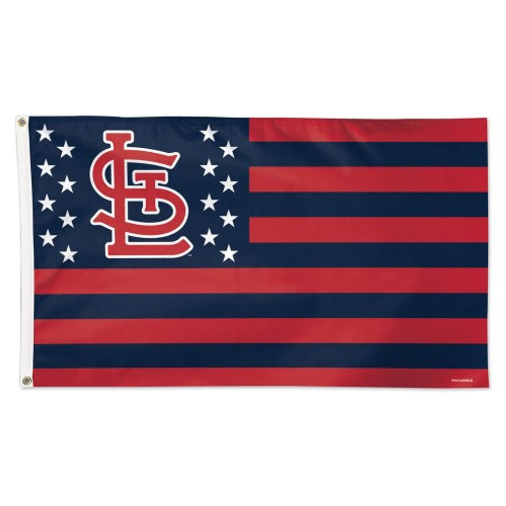 Flag 3x5 St.Louis Cardinals Flag 3x5 Deluxe Style Stars and Stripes Design 032085025074