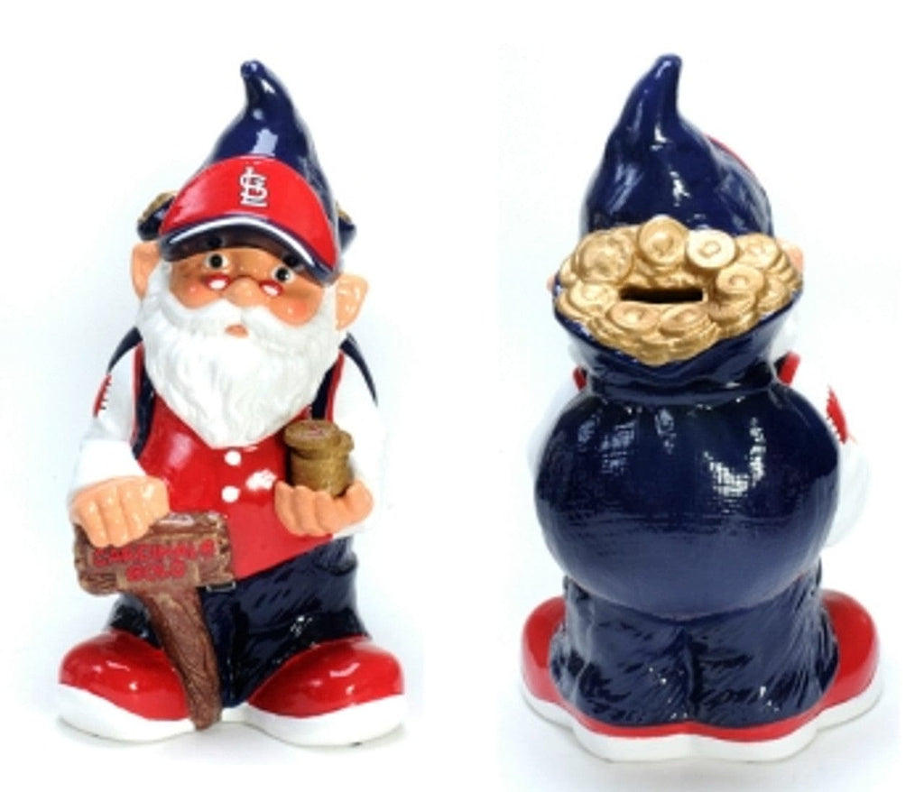 St. Louis Cardinals St. Louis Cardinals Garden Gnome - Coin Bank CO 681329985362