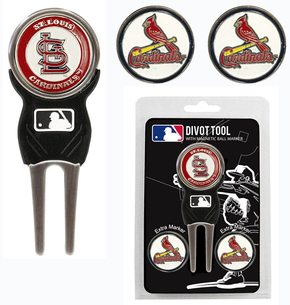 Golf Divot Tool with 3 Markers St. Louis Cardinals Golf Divot Tool with 3 Markers 637556975454