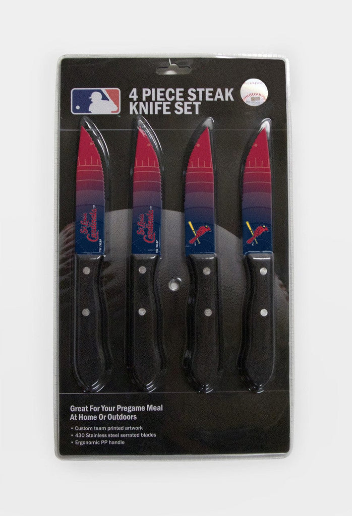 Knife Set Steak 4 Pack St. Louis Cardinals Knife Set - Steak - 4 Pack 771831105263