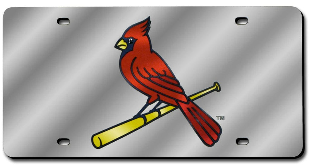 License Plate Laser Cut St. Louis Cardinals License Plate Laser Cut Silver 094746138523