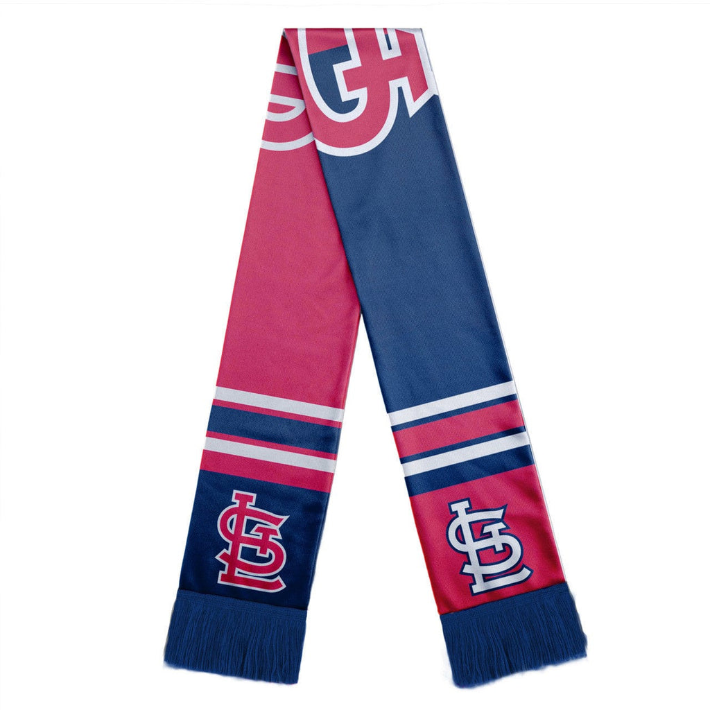 Scarf Colorblock Big Logo Style St. Louis Cardinals Scarf Colorblock Big Logo Design 191418969406