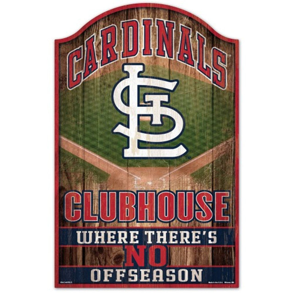 Sign 11x17 Fan Cave St. Louis Cardinals Sign 11x17 Wood Fan Cave Design 032085690319