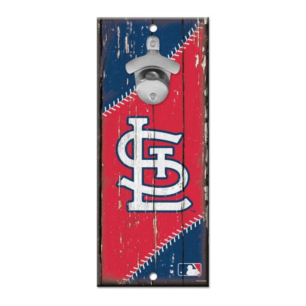 Sign 5x11 Bottle Opener St. Louis Cardinals Sign Wood 5x11 Bottle Opener 032085588180