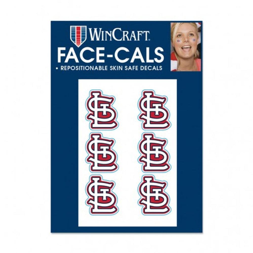 Face Cals St. Louis Cardinals Tattoo Face Cals 614934666036