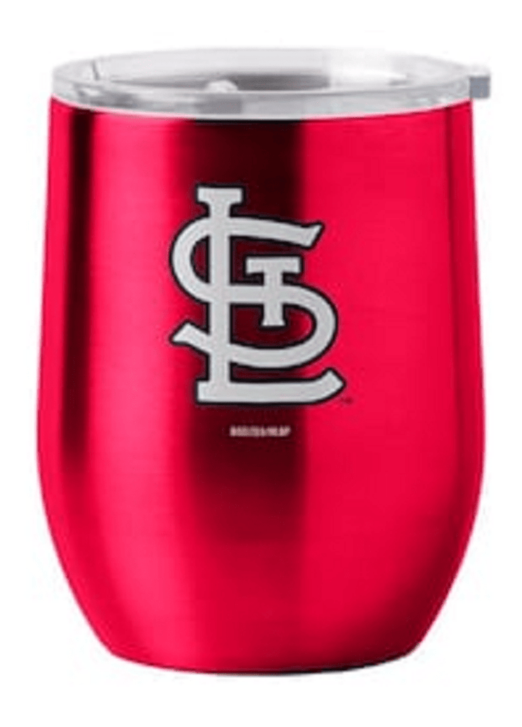 Drinkware St. Louis Cardinals Travel Tumbler 16oz Stainless Steel Curved 806293673873