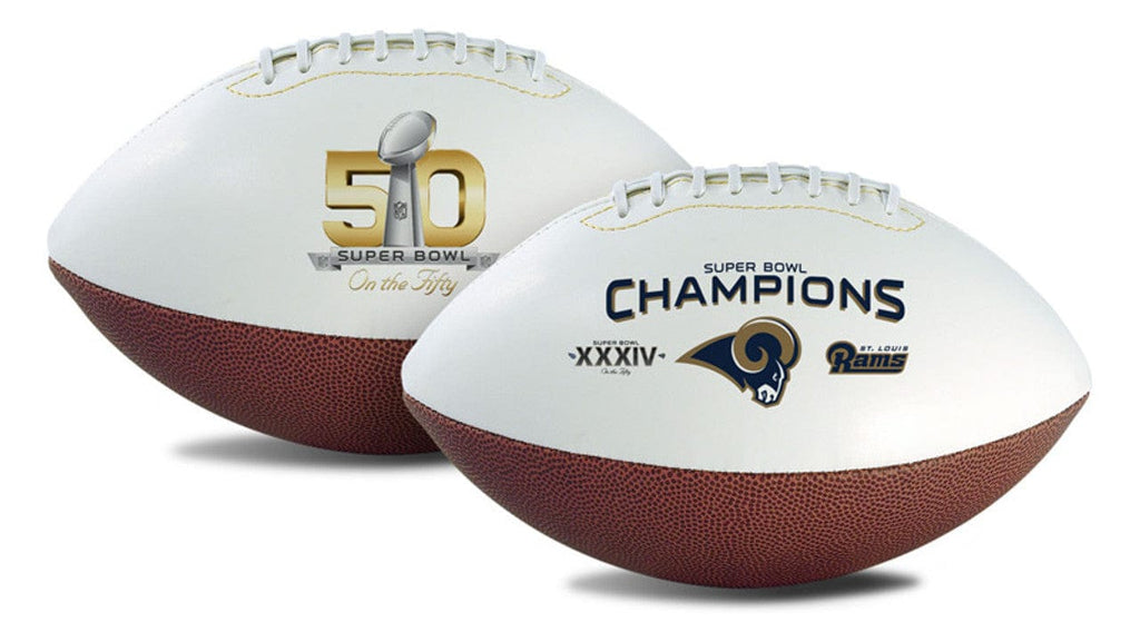 NFL Legacy Teams St. Louis Rams  Football Full Size On The Fifty Champ CO 715099014752