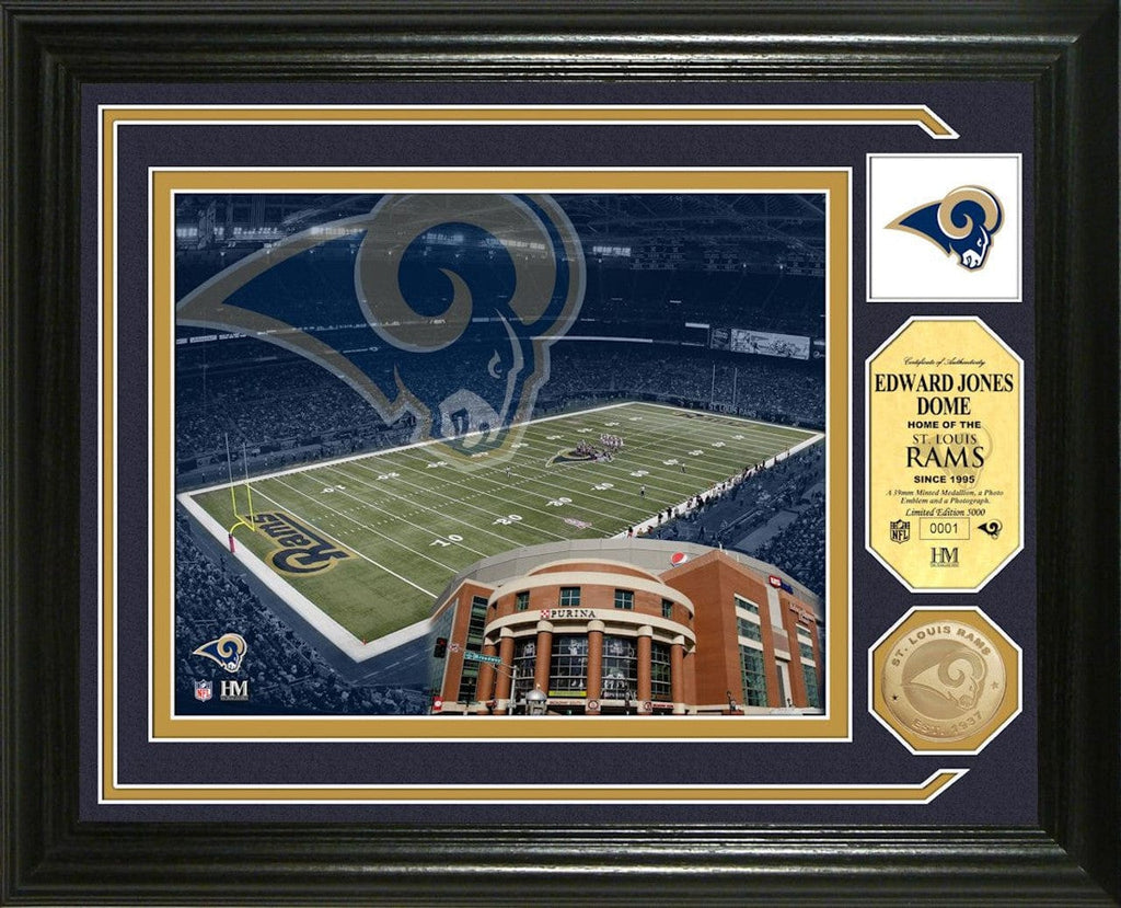 NFL Legacy Teams St. Louis Rams Single Coin Stadium Photo Mint 633204778095