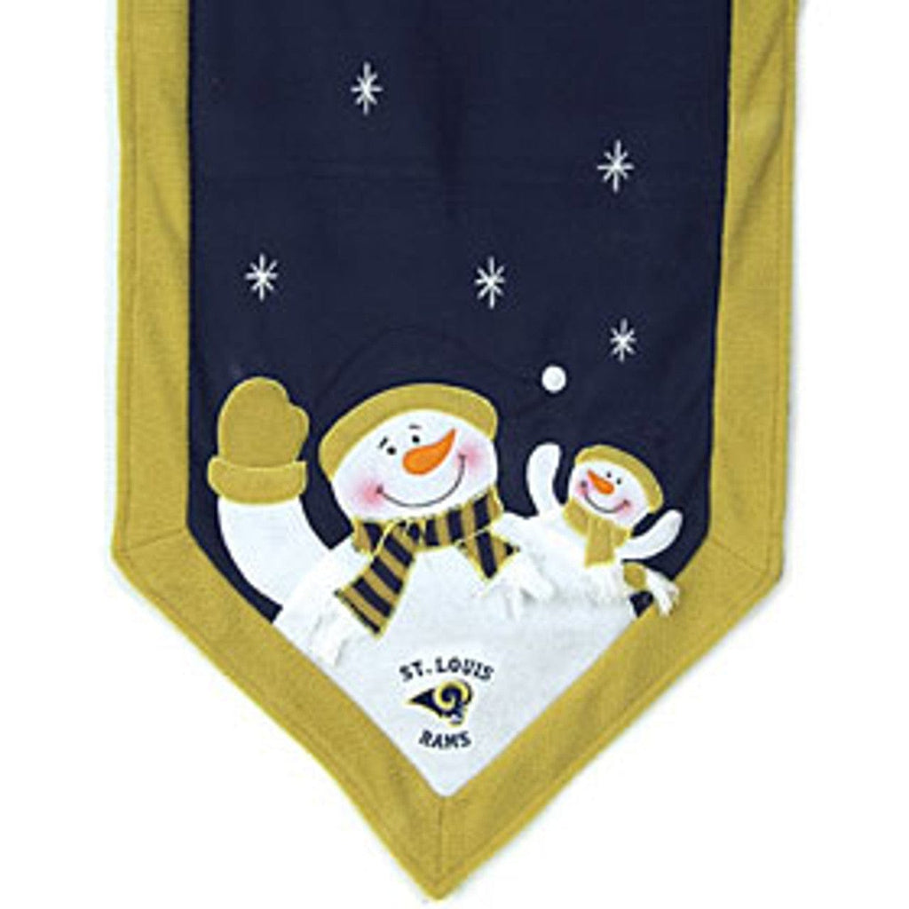 NFL Legacy Teams St. Louis Rams Table Runner 72x15 Snowman CO 801946017707