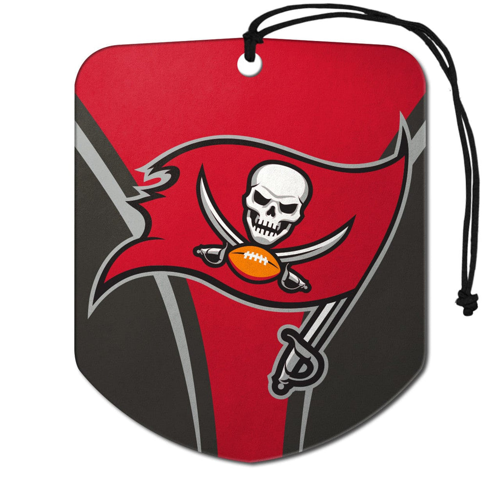 Air Fresheners Tampa Bay Buccaneers Air Freshener Shield Design 2 Pack 681620554298