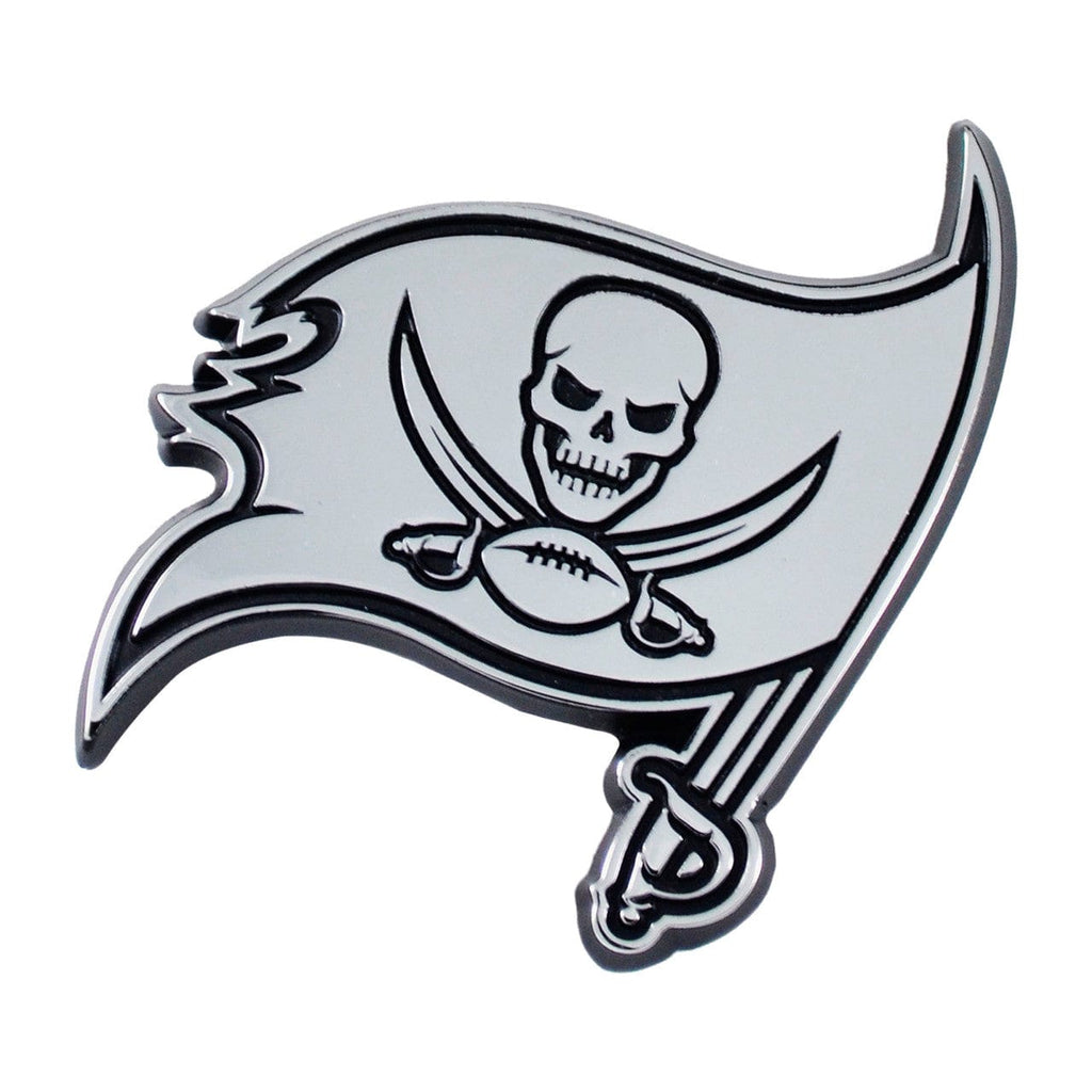 Tampa Bay Buccaneers Tampa Bay Buccaneers Auto Emblem Premium Metal Chrome 842989056308