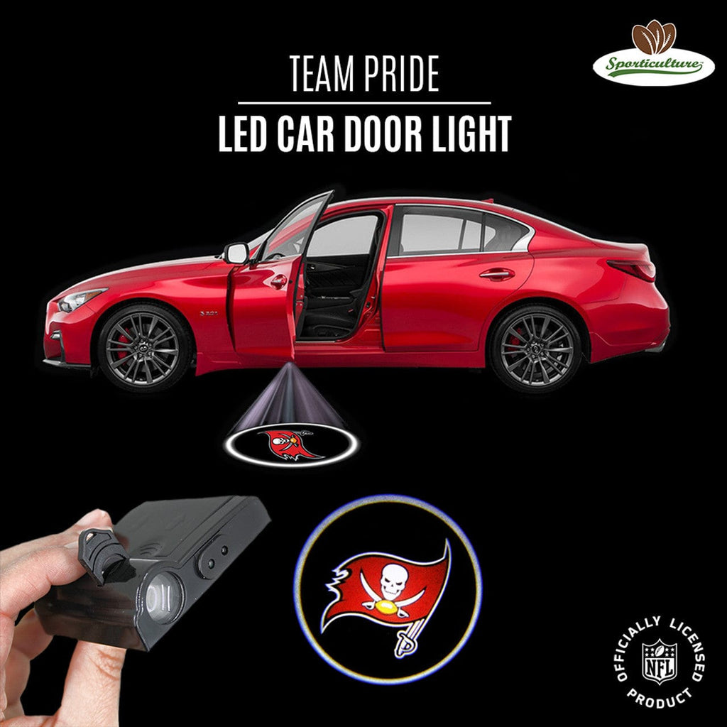 LED Auto Door Light Tampa Bay Buccaneers Car Door Light LED 810028056381