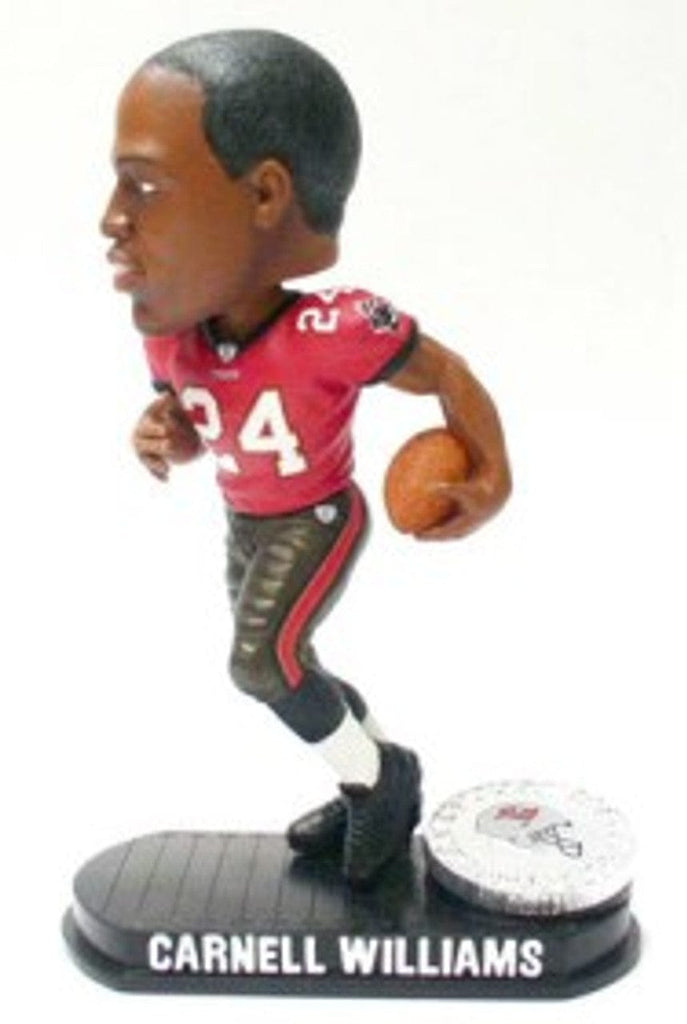 Tampa Bay Buccaneers Tampa Bay Buccaneers Carnell Williams Forever Collectibles Black Base Bobblehead CO 681329382581