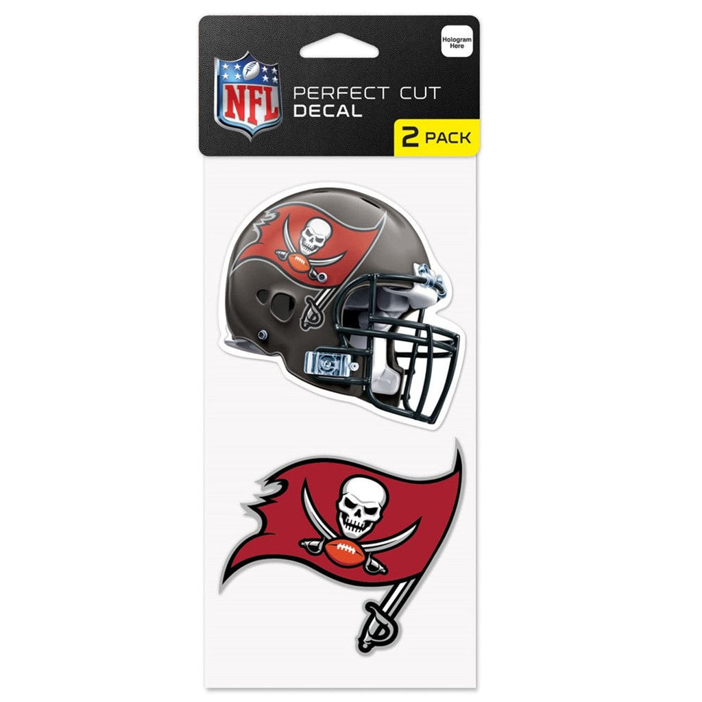 Decal 4x4 Perfect Cut Set of 2 Tampa Bay Buccaneers Decal 4x4 Perfect Cut Set of 2 032085475862