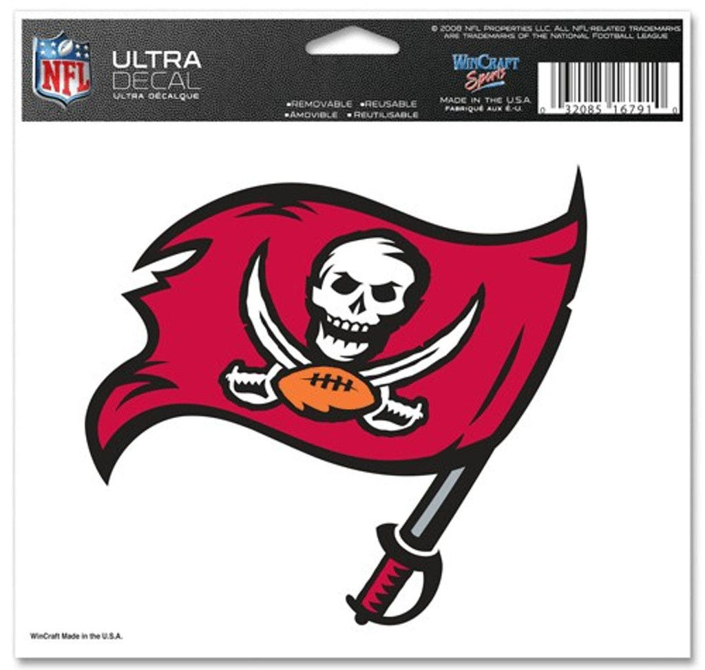 Decal 5x6 Multi Use Color Tampa Bay Buccaneers Decal 5x6 Ultra Color 032085167910