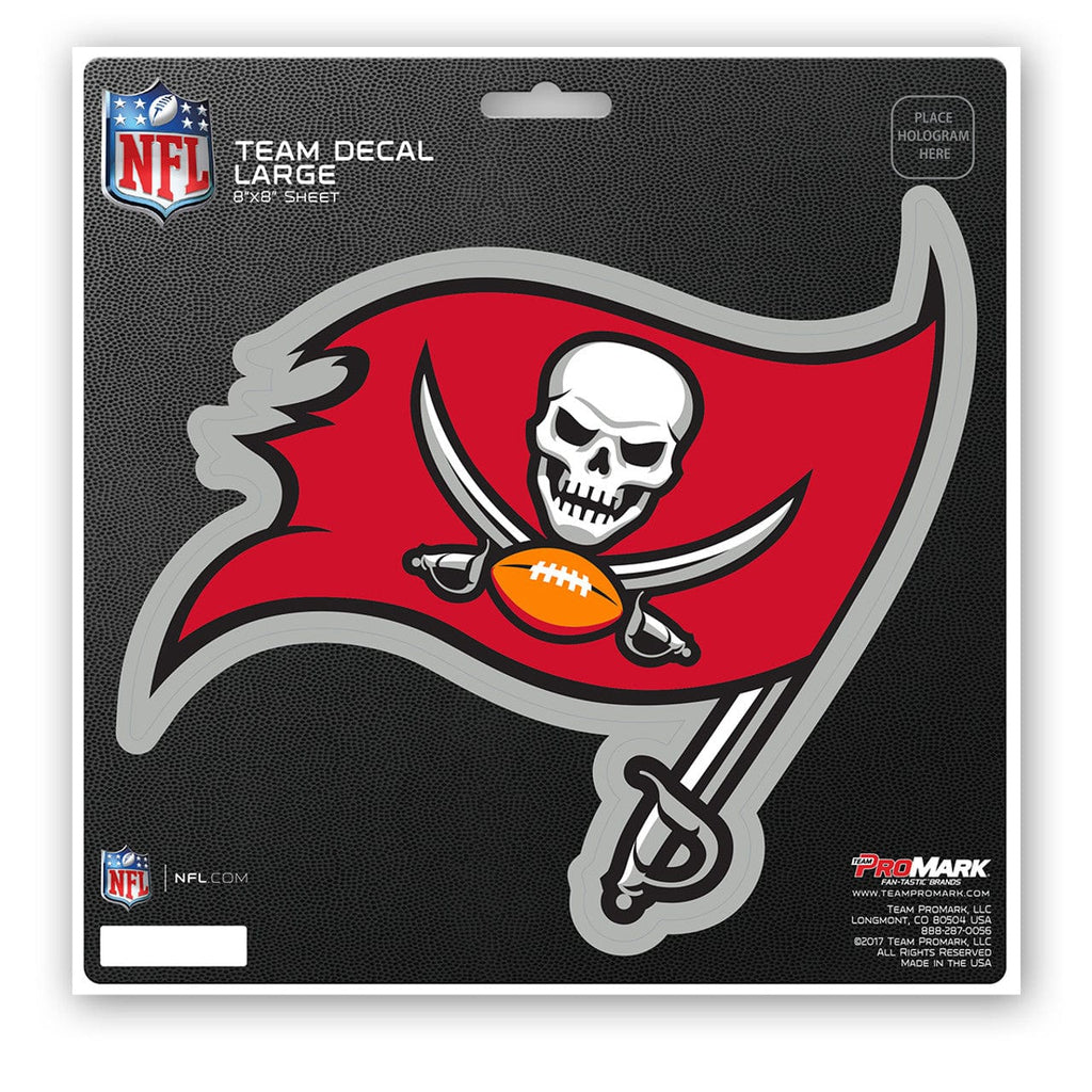 Decal 8x8 Die Cut Tampa Bay Buccaneers Decal 8x8 Die Cut 681620292299