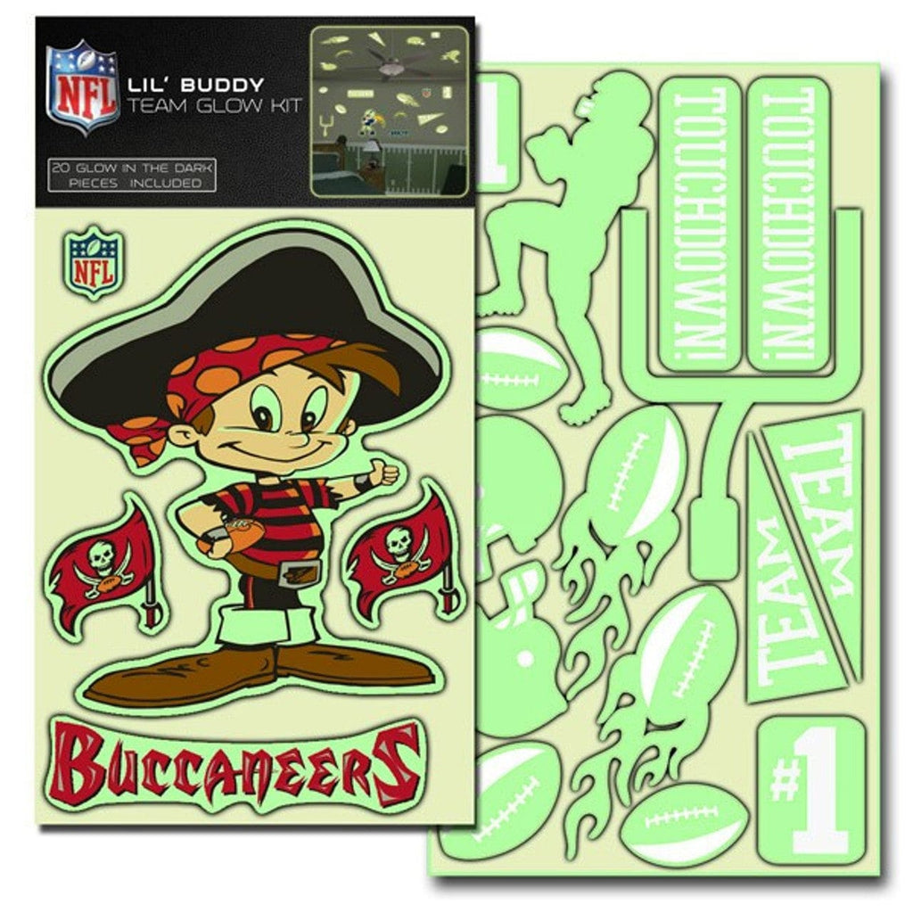 Decal Lil Buddy Glow in the Dark Tampa Bay Buccaneers Decal Lil Buddy Glow in the Dark Kit 681620549294