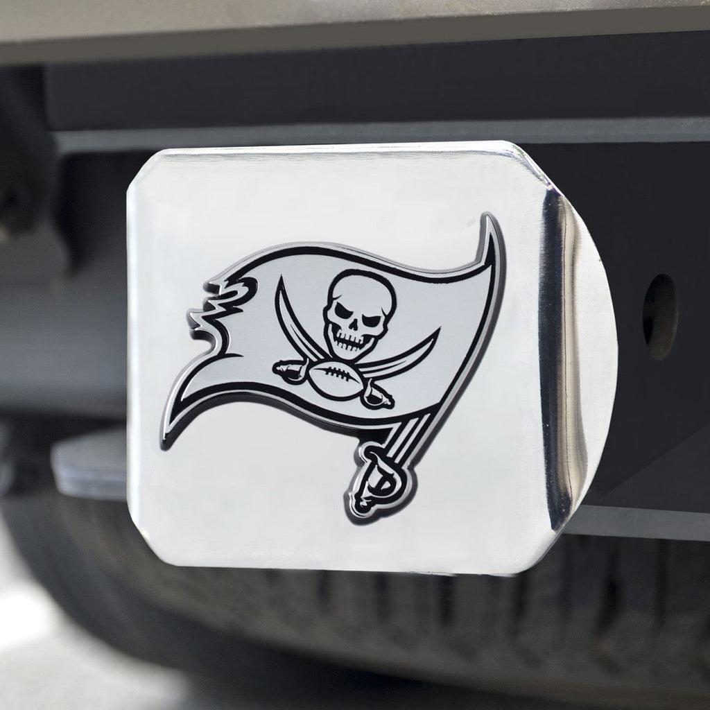 Auto Hitch Covers Tampa Bay Buccaneers Hitch Cover Chrome Emblem on Chrome - Special Order 842989056315