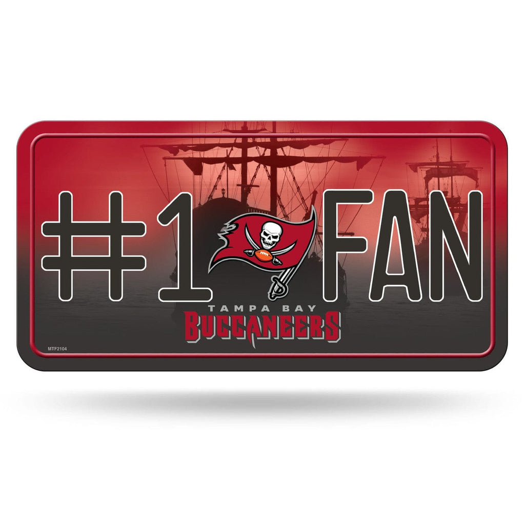 License Plate #1 Fan Tampa Bay Buccaneers License Plate #1 Fan 611407209837