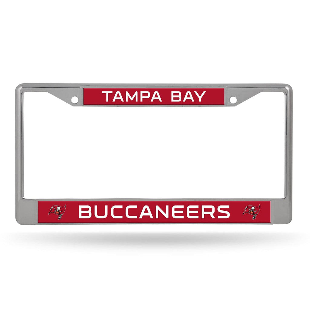 License Frame Chrome Tampa Bay Buccaneers License Plate Frame Chrome Printed Insert 767345836137