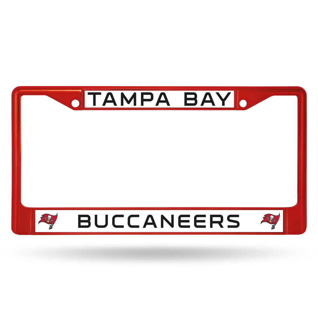 License Frame Metal Tampa Bay Buccaneers License Plate Frame Metal Red 094746965013