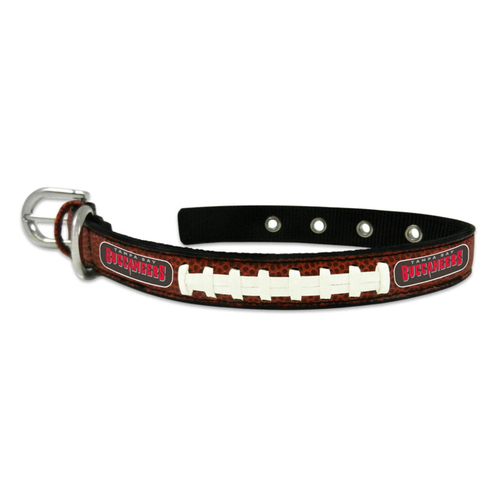 Tampa Bay Buccaneers Tampa Bay Buccaneers Pet Collar Leather Classic Football Size Small CO 844214090200