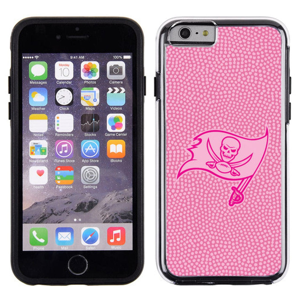 Tampa Bay Buccaneers Tampa Bay Buccaneers Phone Case Pink Football Pebble Grain Feel iPhone 6 CO 637057001744