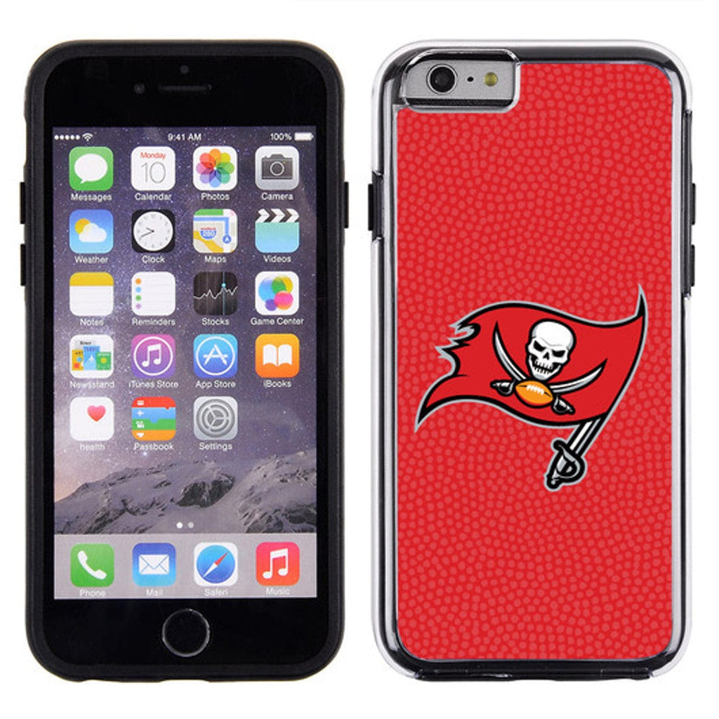 Tampa Bay Buccaneers Tampa Bay Buccaneers Phone Case Team Color Football Pebble Grain Feel iPhone 6 CO 637057001157