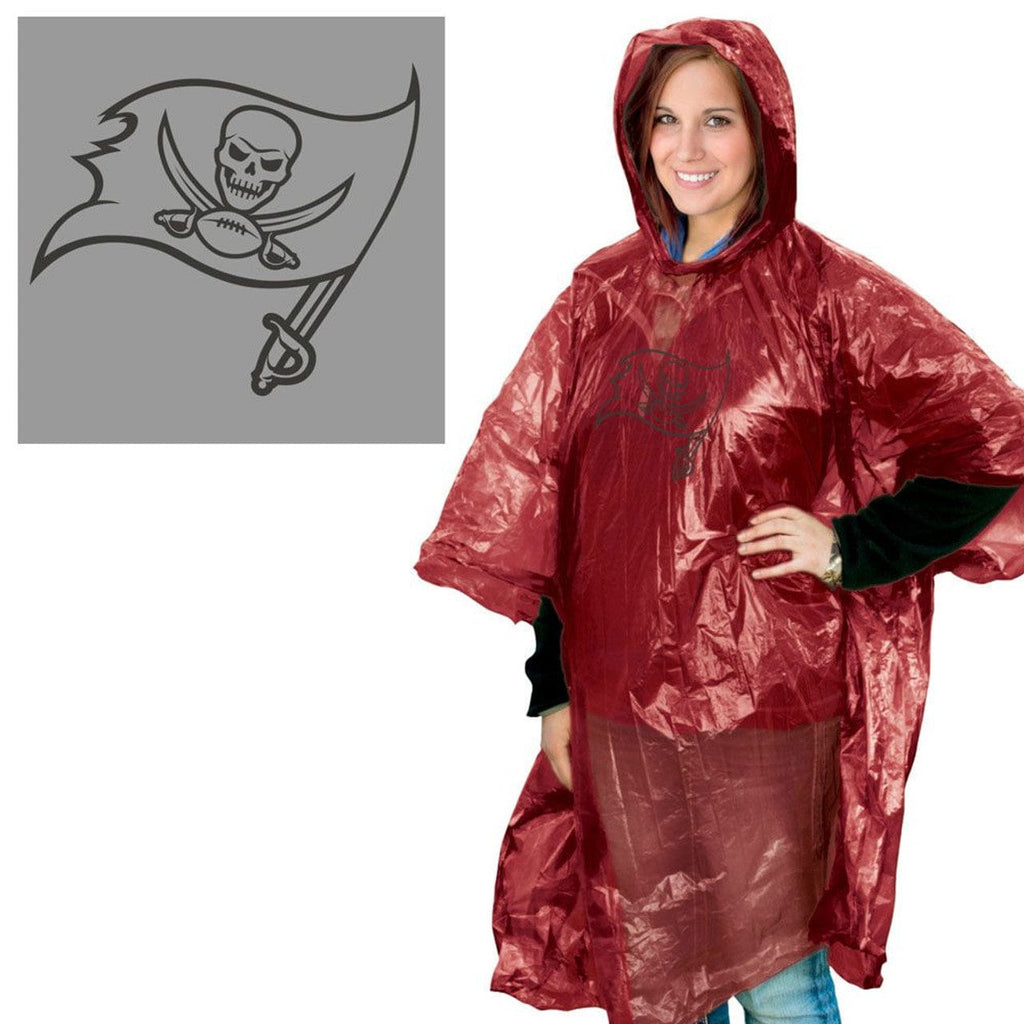 Rain Ponchos Tampa Bay Buccaneers Rain Poncho 099606252180