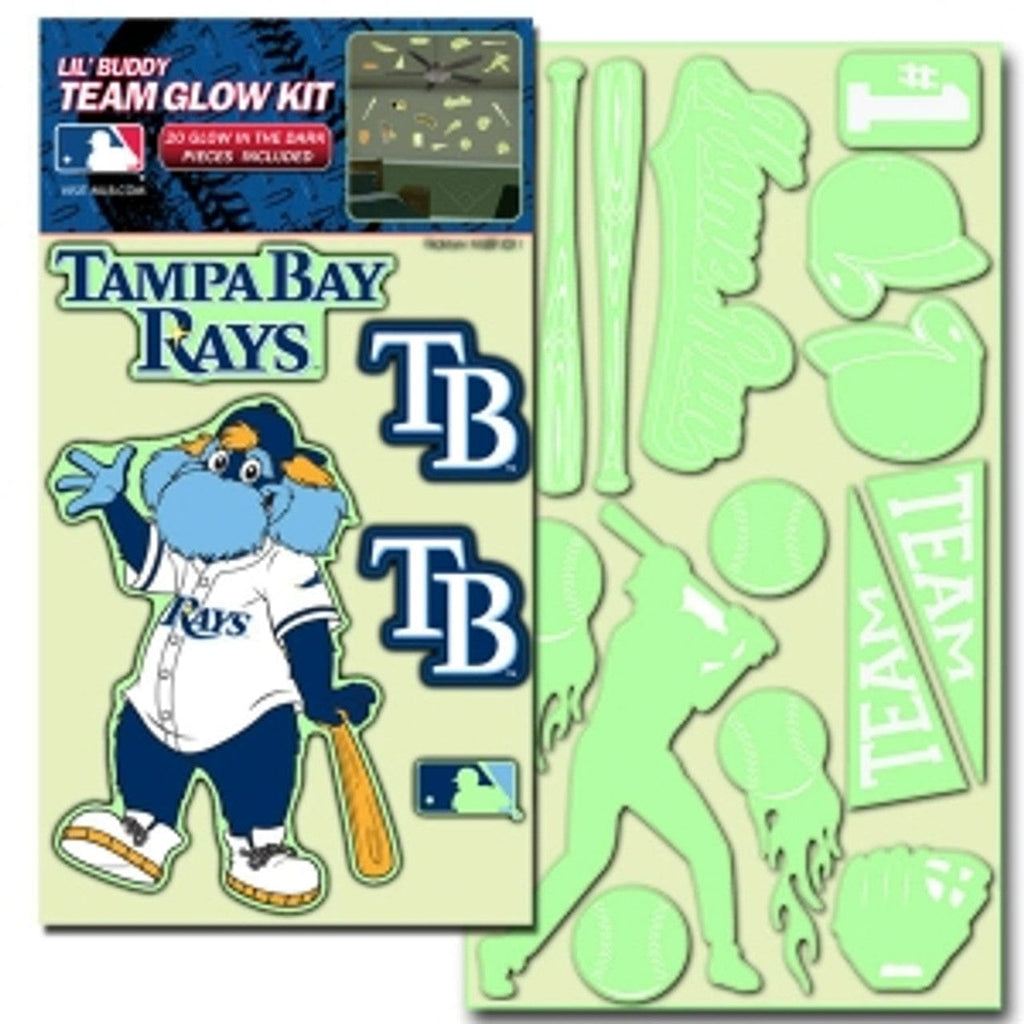 Decal Lil Buddy Glow in the Dark Tampa Bay Rays Decal Lil Buddy Glow in the Dark Kit 681620250282